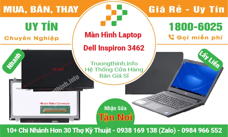 Màn Hình Laptop Dell Inspiron 3462