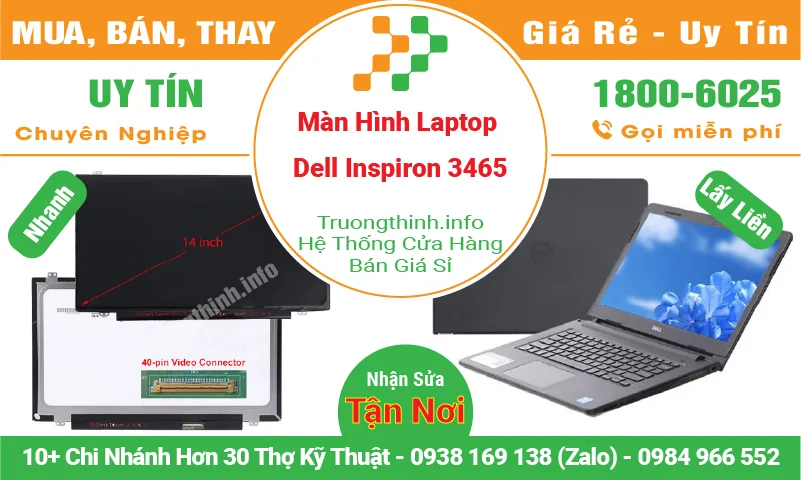 Màn Hình Laptop Dell Inspiron 3465