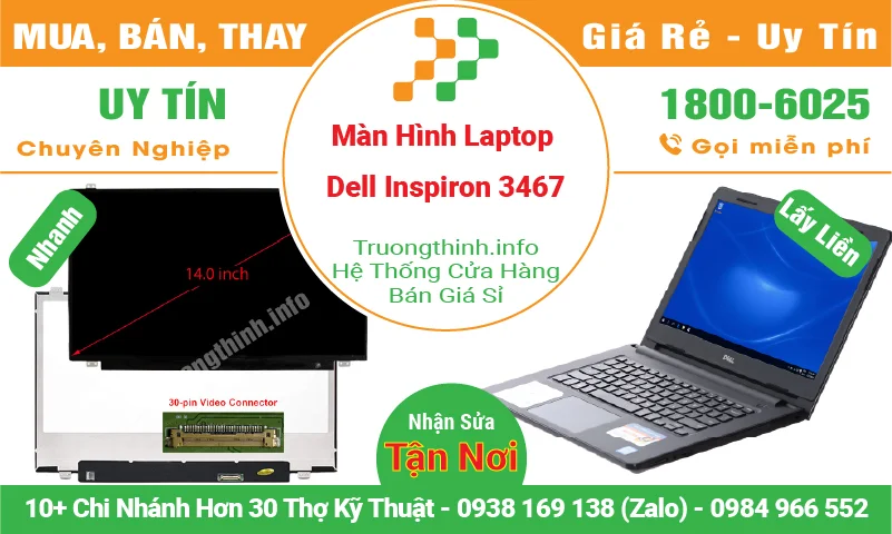 Màn Hình Laptop Dell Inspiron 3467