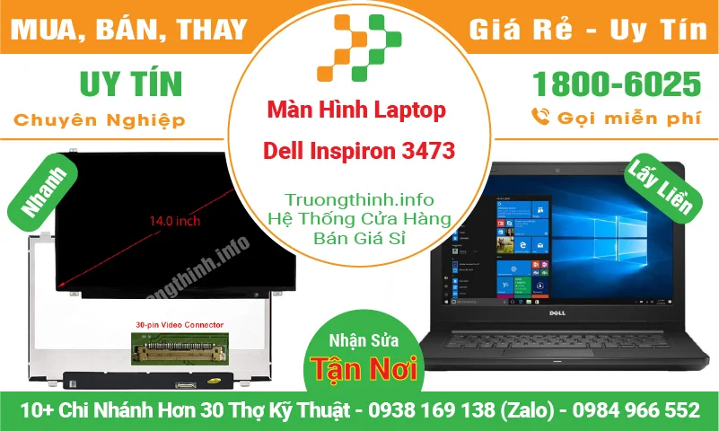 Màn Hình Laptop Dell Inspiron 3473