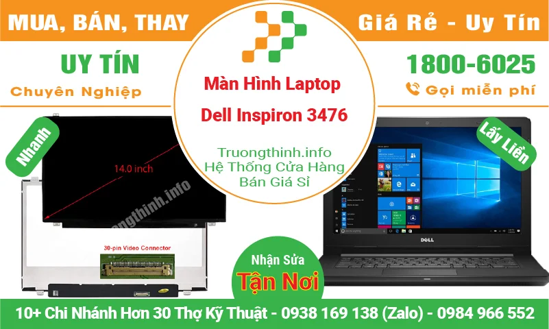 Màn Hình Laptop Dell Inspiron 3476