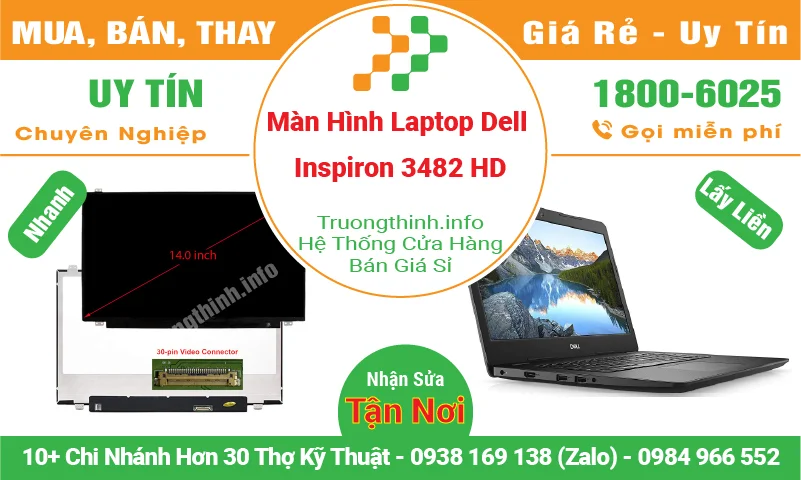 Màn Hình Laptop Dell Inspiron 3482 HD