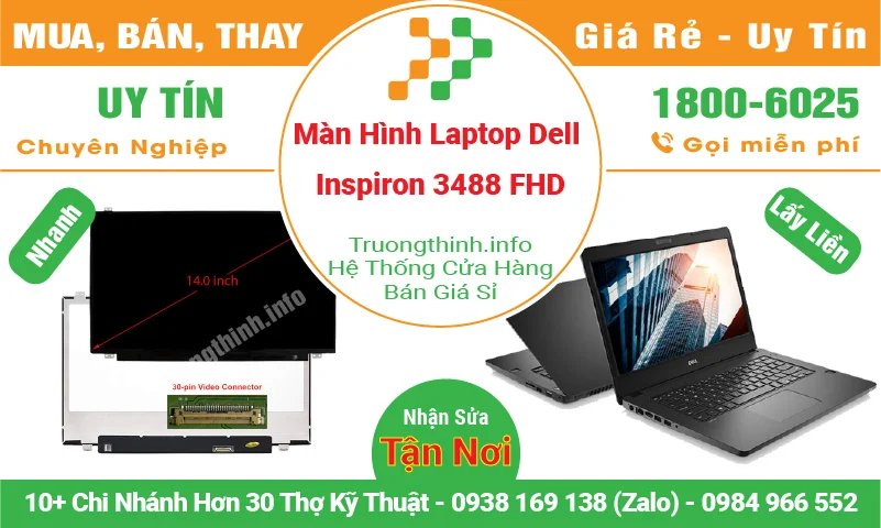 Màn Hình Laptop Dell Inspiron 3488 FHD