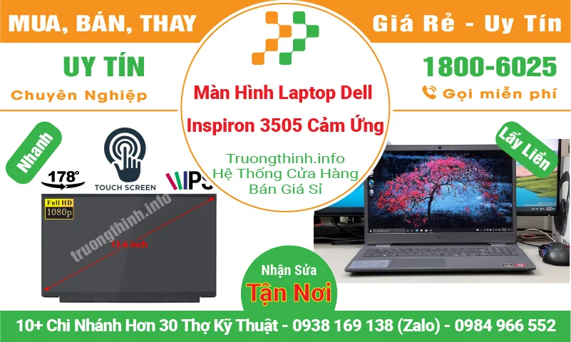 Màn Hình Laptop Dell Inspiron 3505 Cảm Ứng