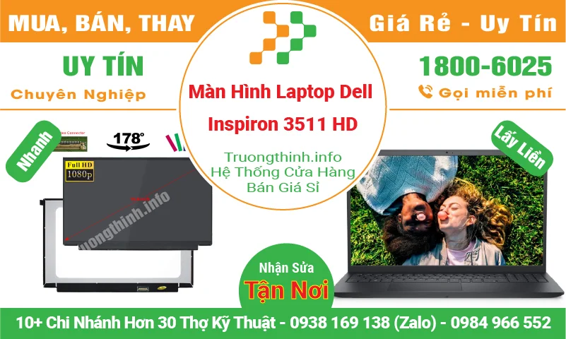 Màn Hình Laptop Dell Inspiron 3511 HD
