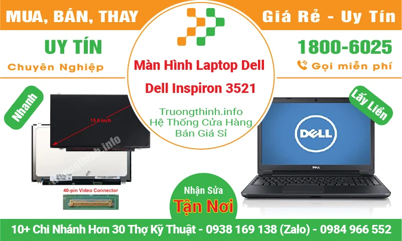 Màn Hình Laptop Dell Inspiron 3521