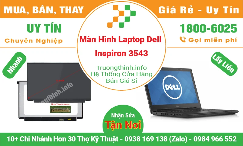 Màn Hình Laptop Dell Inspiron 3543