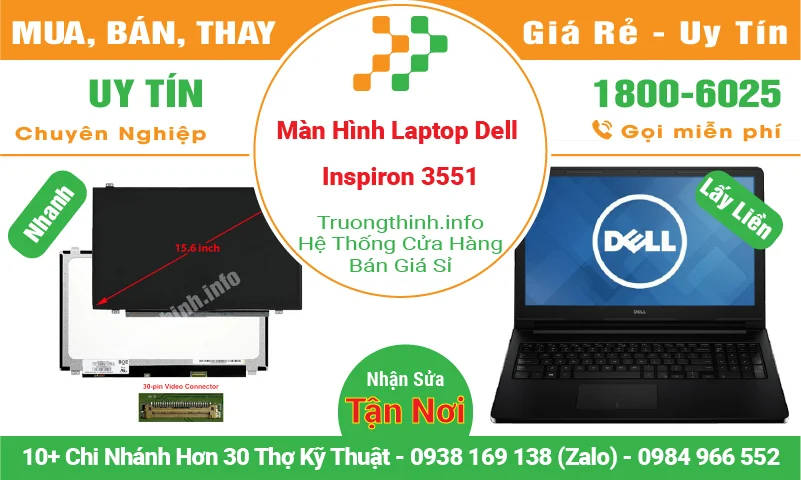 Màn Hình Laptop Dell Inspiron 3551
