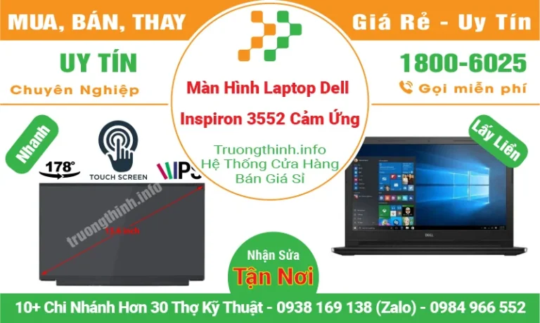 Màn Hình Laptop Dell Inspiron 3552 Cảm Ứng