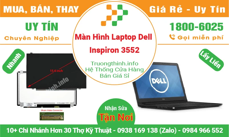 Màn Hình Laptop Dell Inspiron 3552