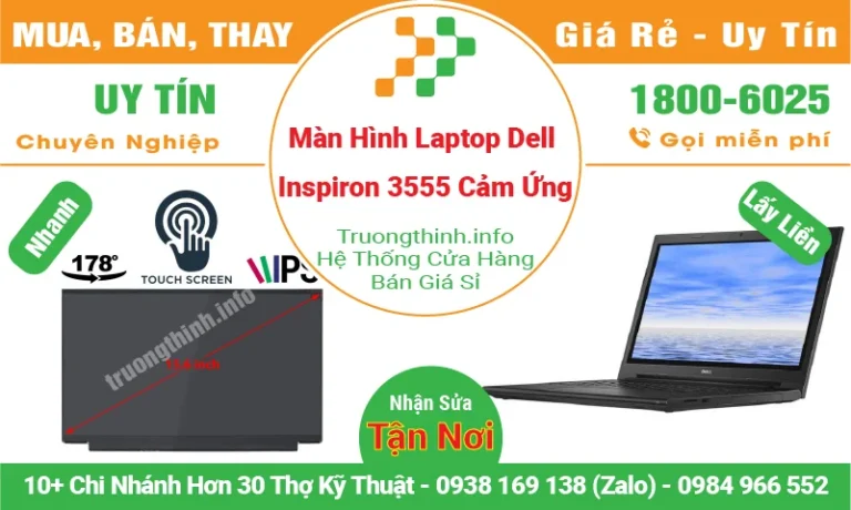 Dell Inspiron 3555 Cảm Ứng