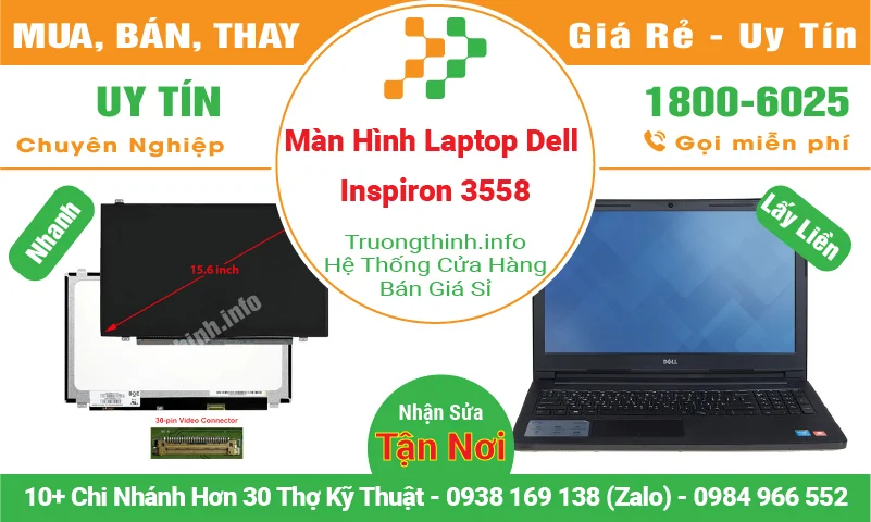 Màn Hình Laptop Dell Inspiron 3558