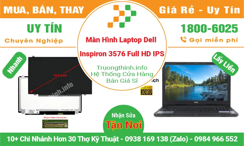 Màn Hình Laptop Dell Inspiron 3576 Full HD IPS