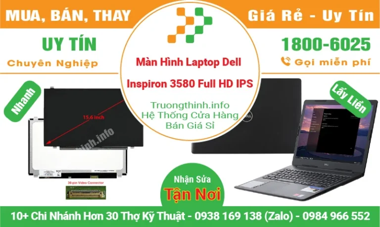 Màn Hình Dell Inspiron 3580 Full HD IPS