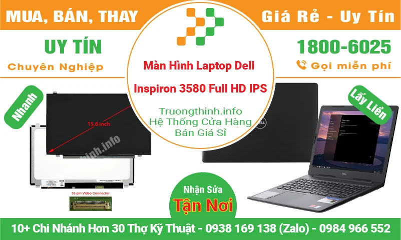 Màn Hình Laptop Dell Inspiron 3580 Full HD IPS