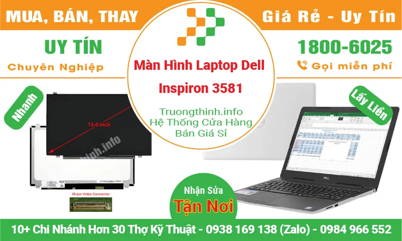 Màn Hình Laptop Dell Inspiron 3581
