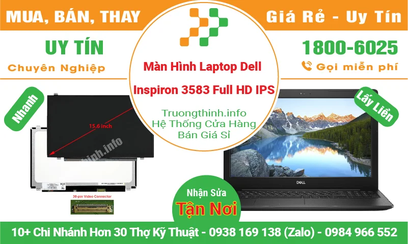 Màn Hình Laptop Dell Inspiron 3583 Full HD IPS