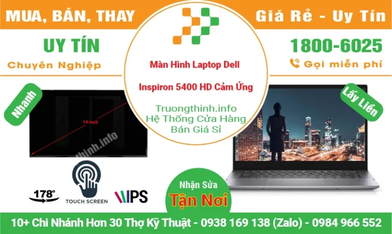 Màn Hình Laptop Dell Inspiron 5400 HD Cảm Ứng