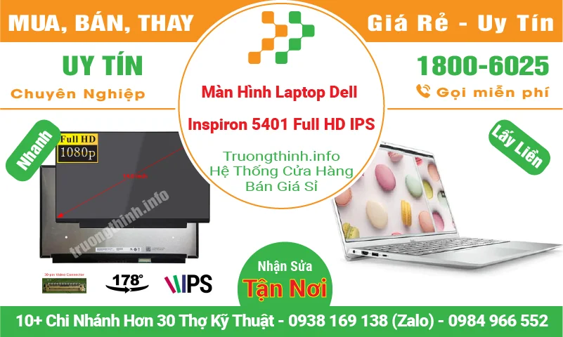Màn Hình Laptop Dell Inspiron 5401 Full HD IPS