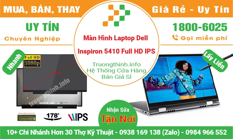 Màn Hình Laptop Dell Inspiron 5410 Full HD IPS