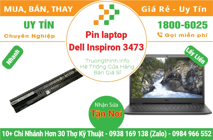 Thay Pin Laptop Dell Inspiron 3473