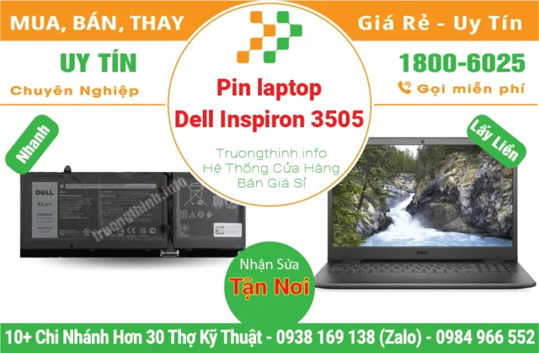 Pin Laptop Dell Inspiron 3505