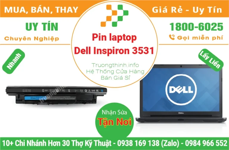 Pin Laptop Dell Inspiron 3531