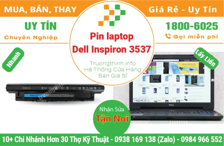 Pin Laptop Dell Inspiron 3537