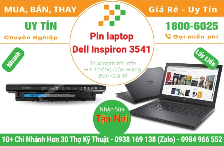 Pin Laptop Dell Inspiron 3541