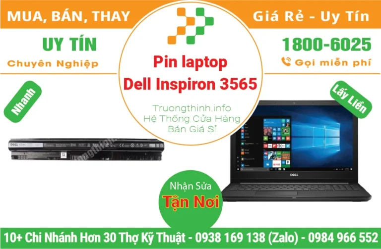 Pin Laptop Dell Inspiron 3565