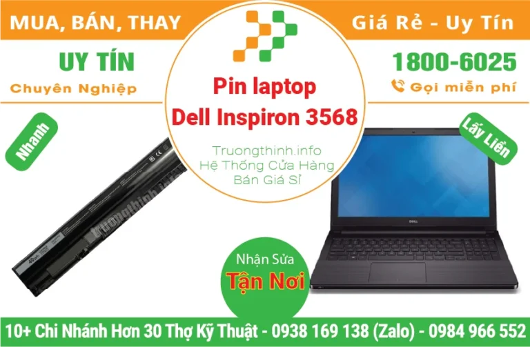 Pin Laptop Dell Inspiron 3568