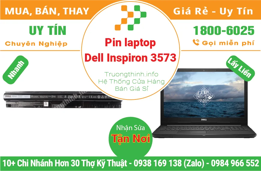 Thay Pin Laptop Dell Inspiron 3573