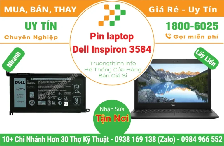 Pin Laptop Dell Inspiron 3584
