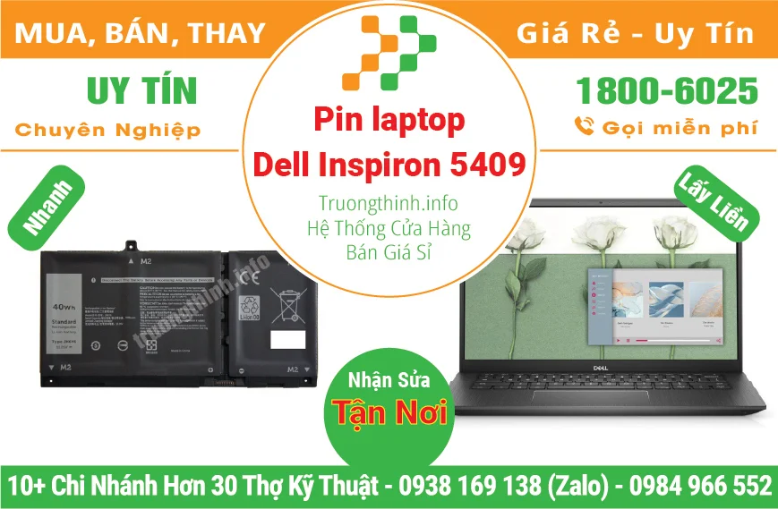 Pin Laptop Dell Inspiron 5409