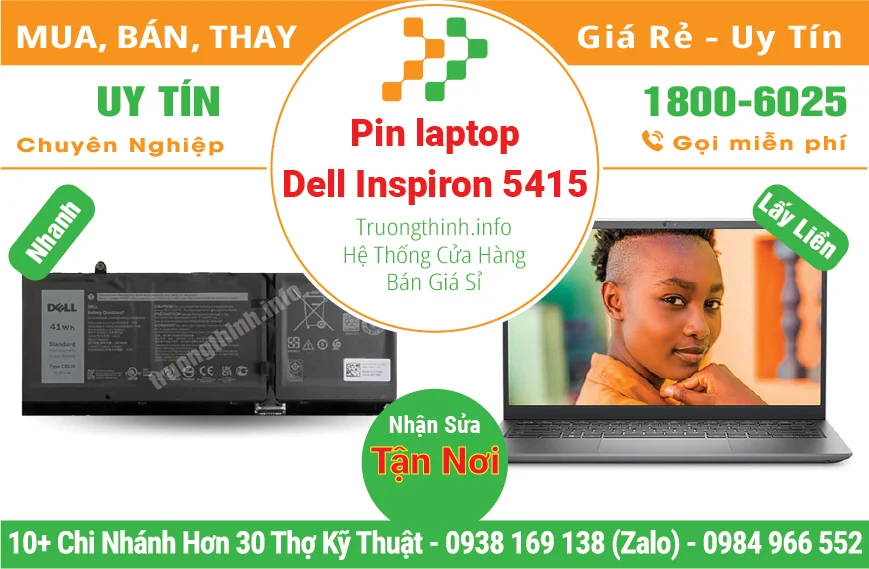Pin Laptop Dell Inspiron 5415