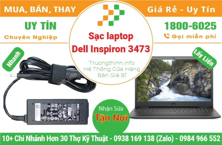 Thay Sạc Laptop Dell Inspiron 3473