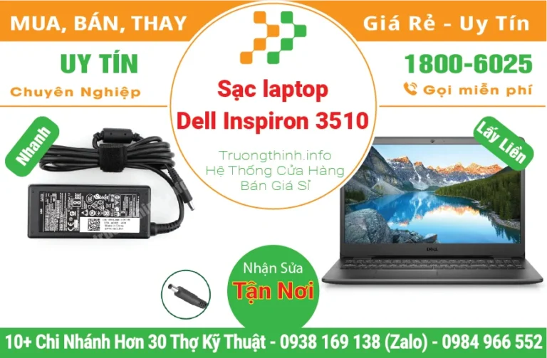 Thay Sạc Laptop Dell Inspiron 3510