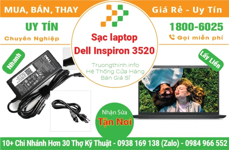Sạc Laptop Dell Inspiron 3520