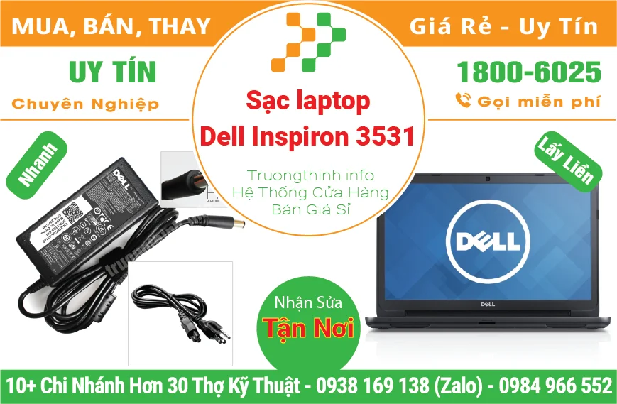 Sạc Laptop Dell Inspiron 3531