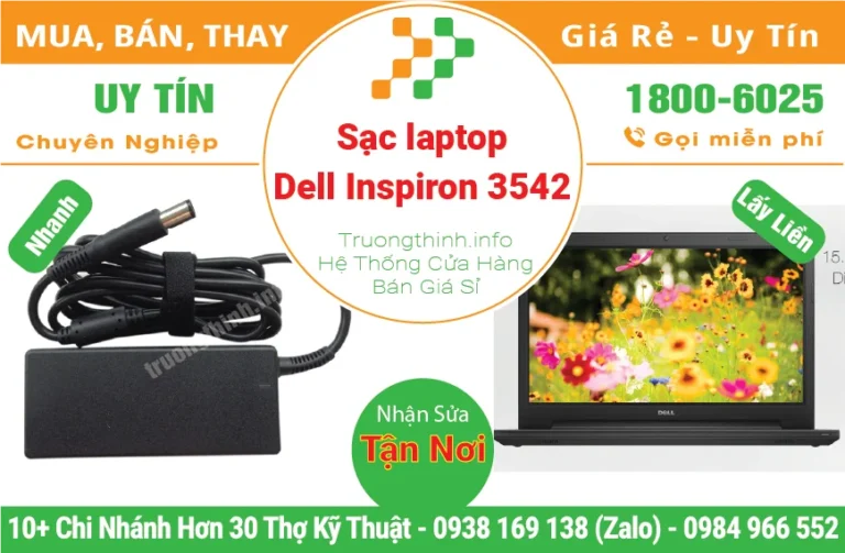 Sạc Laptop Dell Inspiron 3542