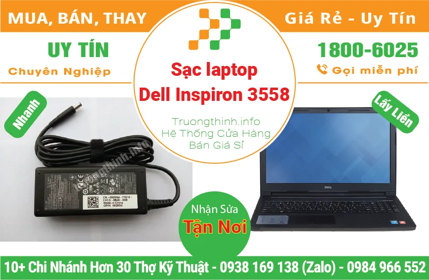 Sạc Laptop Dell Inspiron 3582