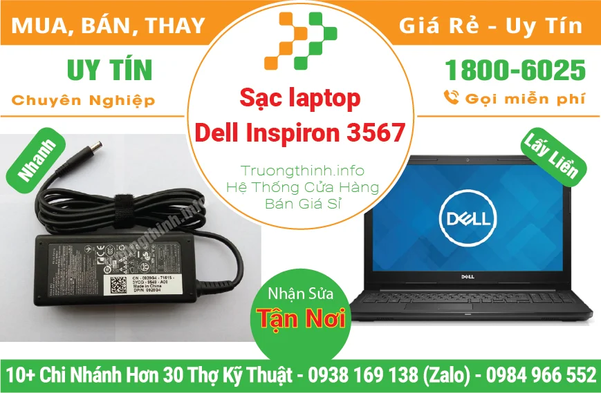 Sạc Laptop Dell Inspiron 3567
