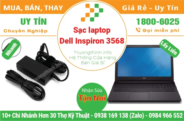 Sạc Laptop Dell Inspiron 3568
