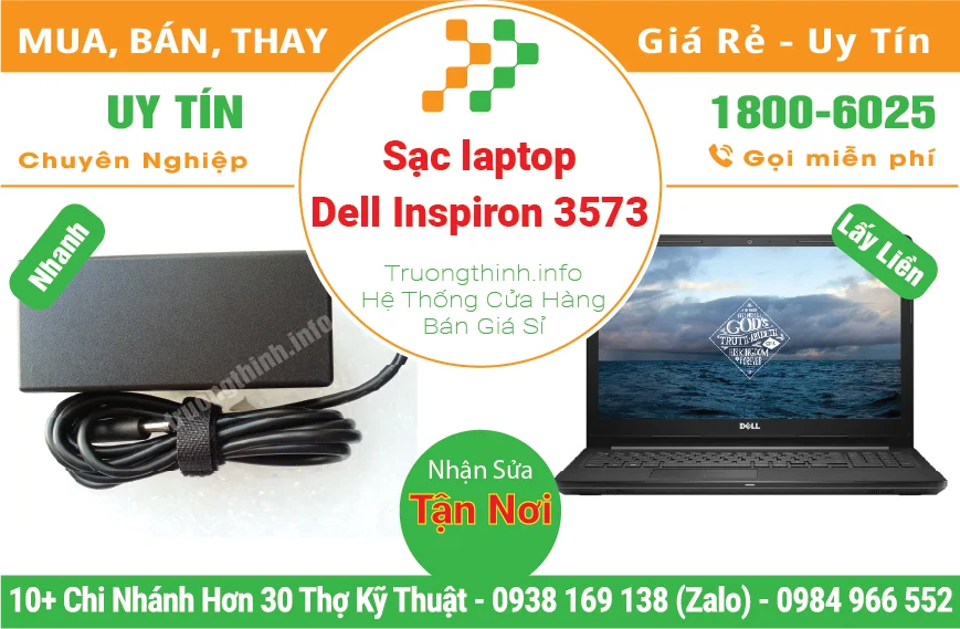 Thay Sạc Laptop Dell Inspiron 3573