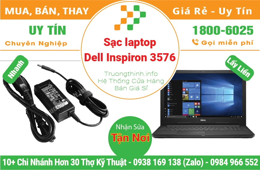 Thay Sạc Laptop Dell Inspiron 3576