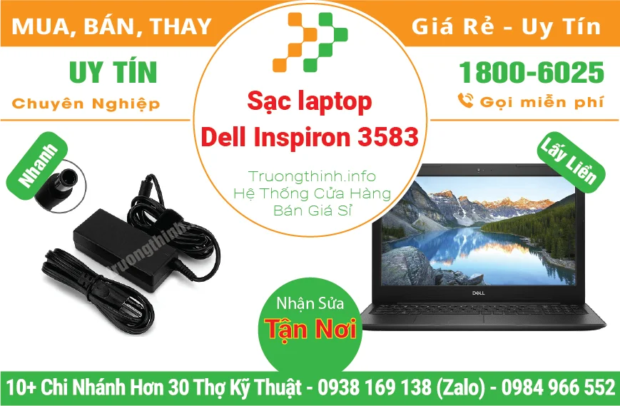 Thay Sạc Laptop Dell Inspiron 3583