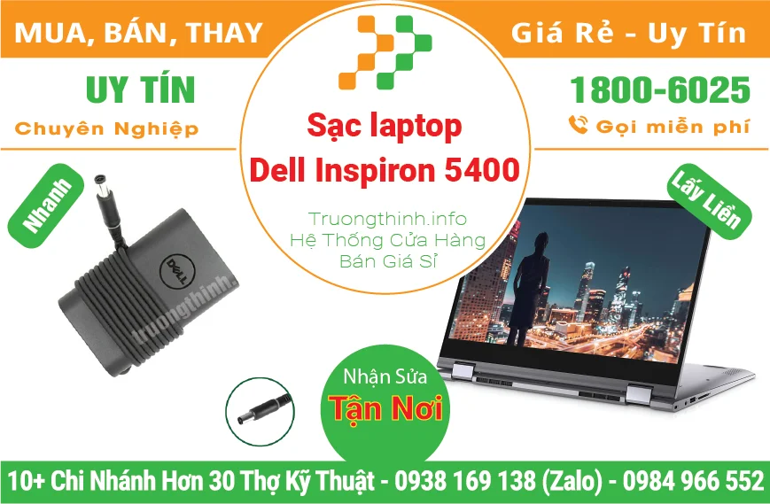 Thay Sạc Laptop Dell Inspiron 5400