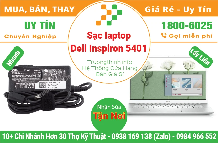 Thay Sạc Laptop Dell Inspiron 5401