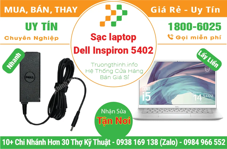 Thay Sạc Laptop Dell Inspiron 5402