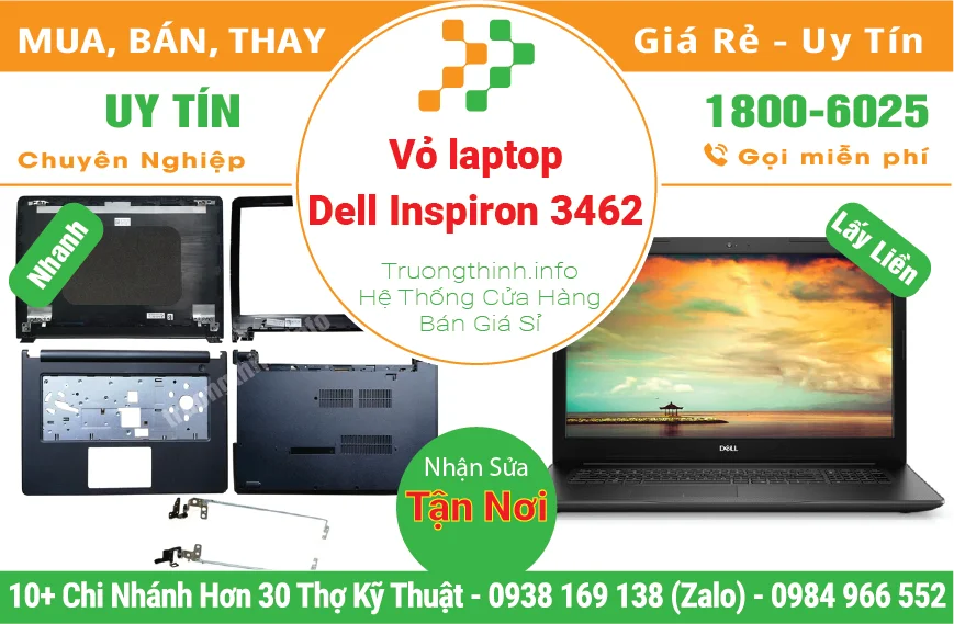Thay Vỏ Laptop Dell Inspiron 3465